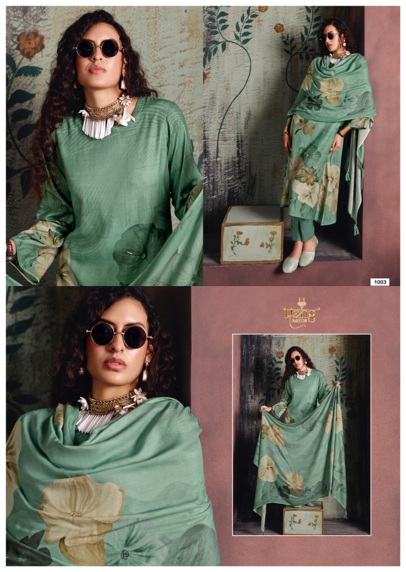 Elle By Rang Pasmina Shimmer Dress Material